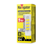 Светодиодная (LED) лампа Navigator 61 484 NLL-P-G4-5-230-4K 5 Вт G4 Капсула Холодный белый