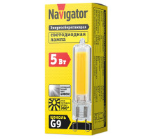 Светодиодная (LED) лампа Navigator 61 492 NLL-G-G9-5-230-4K 5 Вт G9 Капсула Холодный белый