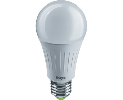 Диммируемая светодиодная (LED) лампа Navigator NLL-A60-12-230-2.7K-E27-3STEPDIMM 12Вт Е27 Груша (61626) Теплый белый свет