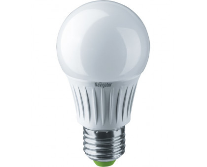 Светодиодная (LED) лампа Navigator NLL-A60-10-127-4K-E27 10Вт Е27 Груша (61664) Холодный белый свет