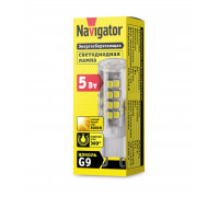 Светодиодная (LED) лампа Navigator NLL-P-G9-5-230-3K 5Вт G9 Капсула (71266) Теплый белый свет