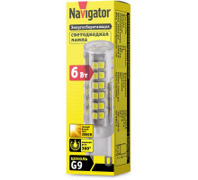 Светодиодная (LED) лампа Navigator NLL-P-G9-6-230-3K 6Вт G9 Капсула (71268) Теплый белый свет