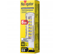 Светодиодная (LED) лампа Navigator NLL-P-G9-6-230-4K 6Вт G9 Капсула (71269) Холодный белый свет