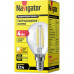 Светодиодная (LED) лампа Navigator NLL-F-G45-4-230-2.7K-E14 4Вт Е14 Шар (71309) Теплый белый свет