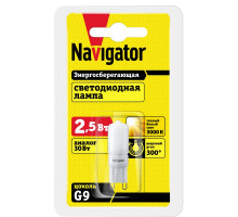 Светодиодная (LED) лампа Navigator NLL-G9-2.5-230-3K-P 2,5Вт G9 Капсула (71351) Теплый белый свет