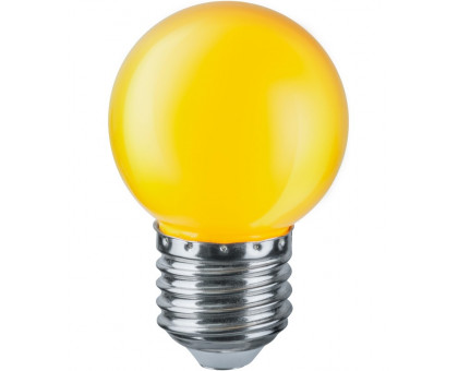 Светодиодная (LED) лампа Navigator NLL-G45-1-230-Y-E27 1Вт Е27 Шар (71830) Жёлтый свет