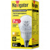 Светодиодная (LED) лампа Navigator NLL-G45-7-230-2.7K-E14-CL 7Вт Е14 Шар (71856) Теплый белый свет