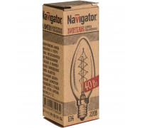 Ретро лампа Navigator 71 953 NI-V-C-C-40-230-E14-CLG Е14 40Вт