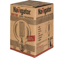 Ретро лампа Navigator 71 956 NI-V-G95-SC19-60-230-E27-CLG Е14 60Вт