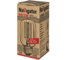 Ретро лампа Navigator 71 958 NI-V-T45-SC15-60-230-E27-CLG Е27 60Вт