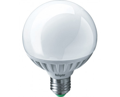 Светодиодная (LED) лампа Navigator NLL-G95-12-230-2.7K-E27 12Вт Е27 Шар (94147) Теплый белый свет