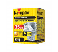 Галогенная лампа Navigator 94 201 MR11 35W 12V 2000h 35 GU4 Рефлектор Теплый белый