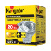 Галогенная лампа Navigator 94 202 MR16 20W 12V 2000h 20 GU5.3 Рефлектор Теплый белый