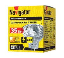 Галогенная лампа Navigator 94 203 MR16 35W 12V 2000h 35 GU5.3 Рефлектор Теплый белый