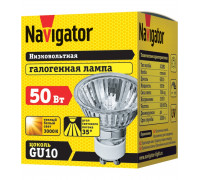 Галогенная лампа Navigator 94 208 JCDRC 50W GU10 230V 2000h 50 GU10 Рефлектор Теплый белый