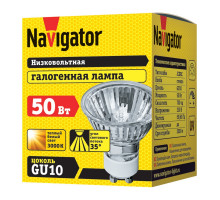 Галогенная лампа Navigator 94 208 JCDRC 50W GU10 230V 2000h 50 GU10 Рефлектор Теплый белый