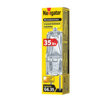 Галогенная лампа Navigator 94 213 JCD 35W clear G6.35 230V 2000h 35 G6.35 Капсула Теплый белый