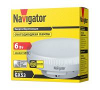 Светодиодная (LED) лампа Navigator NLL-GX53-6-230-4K 6Вт GX53 Таблетка (94248) Холодный белый свет