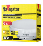 Светодиодная (LED) лампа Navigator NLL-GX53-6-230-2.7K 6Вт GX53 Таблетка (94249) Теплый белый свет