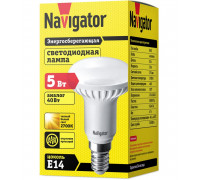 Светодиодная (LED) лампа Navigator NLL-R50-5-230-2.7K-E14 5Вт Е14 Рефлектор (94259) Теплый белый свет