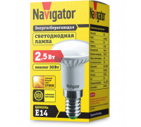 Светодиодная (LED) лампа Navigator NLL-R39-2.5-230-2.7K-E14 2,5Вт Е14 Рефлектор (94261) Теплый белый свет