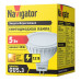 Низковольтная светодиодная (LED) лампа Navigator NLL-MR16-5-12-3K-GU5.3 5Вт GU5.3 Рефлектор (94262) Теплый белый свет