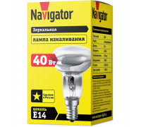 Лампа накаливания Navigator 94 319 NI-R50-40-230-E14-FR (Россия) Е14 Рефлектор 40 Вт