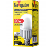 Светодиодная (LED) лампа Navigator NLL-T70-20-230-840-E27 20Вт Е27 Трубчатая (94379) Холодный белый свет