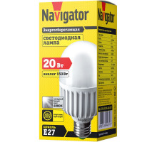 Светодиодная (LED) лампа Navigator NLL-T70-20-230-840-E27 20Вт Е27 Трубчатая (94379) Холодный белый свет