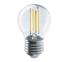 Филаментная светодиодная (LED) лампа ОНЛАЙТ OLL-F-G45-08-230-2.7K-E27 8 Вт 2700K Шар (80880) Теплый белый свет