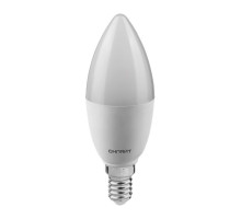 Светодиодная (LED) лампа ОНЛАЙТ OLL-C37-12-230-2.7K-E14-FR 12 Вт 2700K Свеча (90054) Теплый белый свет