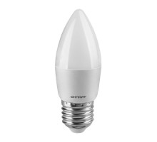Светодиодная (LED) лампа ОНЛАЙТ OLL-C37-12-230-2.7K-E27-FR 12 Вт 2700K Свеча (90057) Теплый белый свет