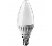 Светодиодная (LED) лампа ОНЛАЙТ 61 128 OLL-C37-8-230-6.5K-E14-FR 8 Вт Е14 Свеча Дневной белый