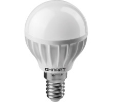 Светодиодная (LED) лампа ОНЛАЙТ 61 135 OLL-G45-8-230-6.5K-E14 8 Вт Е14 Шарик Дневной белый