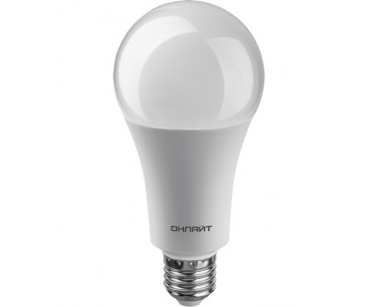 Светодиодная (LED) лампа ОНЛАЙТ OLL-A70-30-230-4K-E27 30 Вт Е27 Груша (61971) Теплый белый свет