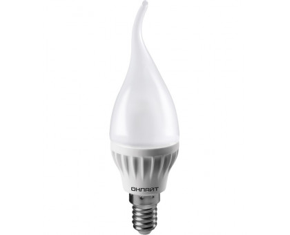 Светодиодная (LED) лампа ОНЛАЙТ 71 620 OLL-FC37-6-230-2.7K-E14-FR 6 Вт Е14 Свеча на ветру Теплый белый