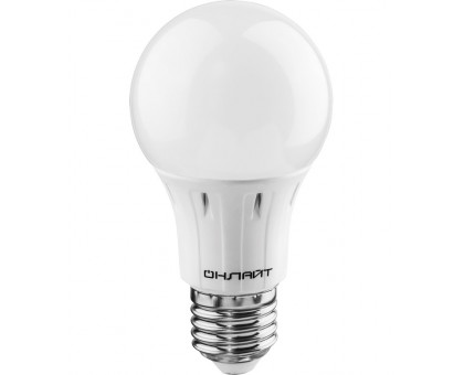 Светодиодная (LED) лампа ОНЛАЙТ OLL-A60-7-230-2.7K-E27 7 Вт Е27 Груша (71647) Теплый белый свет