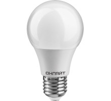 Светодиодная (LED) лампа ОНЛАЙТ 82 911 OLL-A55-10-230-4K-E27-PROMO 10 Вт Е27 Груша Холодный белый
