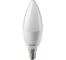 Светодиодная (LED) лампа ОНЛАЙТ 82 914 OLL-C37-10-230-2.7K-E14-PROMO 10 Вт Е14 Свеча Теплый белый