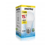 Светодиодная (LED) лампа Smartbuy-A60-15W/3000/E27 (SBL-A60-15-30K-E27) Е27 Груша 15 Вт Теплый белый