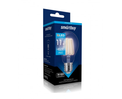 Светодиодная (LED) лампа Smartbuy 11Вт 4000K Груша (SBL-A60F-11-40K-E27) Холодный белый свет