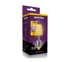 Светодиодная (LED) лампа FIL Smartbuy-A60-13W/3000/E27 (SBL-A60F-13-30K-E27) Е27 Груша 13 Вт Теплый белый