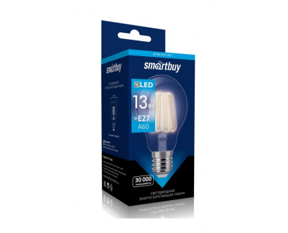 Светодиодная (LED) лампа FIL Smartbuy-A60-13W/4000/E27 (SBL-A60F-13-40K-E27) Е27 Груша 13 Вт Холодный белый