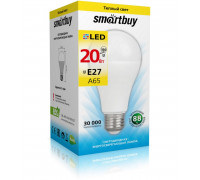 Светодиодная (LED) лампа Smartbuy-A65-20W/3000/E27 (SBL-A65-20-30K-E27) Е27 Груша 20 Вт Теплый белый