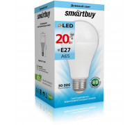 Светодиодная (LED) лампа Smartbuy-A65-20W/4000/E27 (SBL-A65-20-40K-E27) Е27 Груша 20 Вт Холодный белый