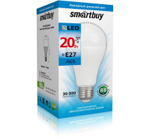 Светодиодная (LED) лампа Smartbuy-A65-20W/6000/E27 (SBL-A65-20-60K-E27) Е27 Груша 20 Вт Дневной белый