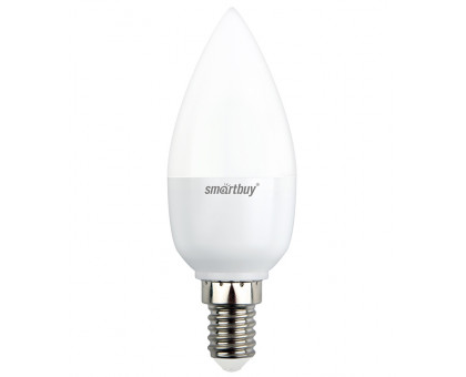 Светодиодная (LED) лампа Smartbuy-C37-05W/3000/E14 (SBL-C37-05-30K-E14) Е14 Свеча 5 Вт Теплый белый
