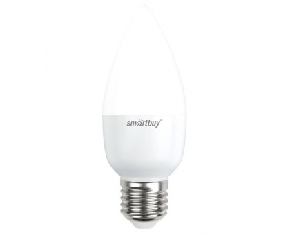 Светодиодная (LED) лампа Smartbuy-C37-05W/4000/E27 (SBL-C37-05-40K-E27) Е27 Свеча 5 Вт Холодный белый