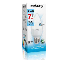 Светодиодная (LED) лампа Smartbuy-C37-07W/4000/E27 (SBL-C37-07-40K-E27) Е27 Свеча 7 Вт Холодный белый