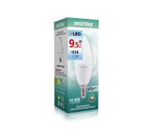 Светодиодная (LED) лампа Smartbuy-C37-9,5W/4000 (SBL-C37-9_5-40K-E14) Е14 Свеча 9,5 Вт Холодный белый